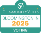 CommunityVotes Bloomington IN 2025