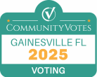 CommunityVotes Gainesville FL 2025