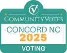 CommunityVotes Concord NC 2025