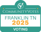 CommunityVotes Franklin TN 2025