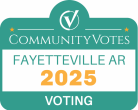 CommunityVotes Fayetteville AR 2025