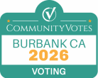 CommunityVotes Burbank CA 2026