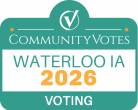 CommunityVotes Waterloo IA 2026