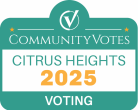 CommunityVotes Citrus Heights 2025