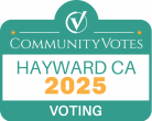 CommunityVotes Hayward CA 2025