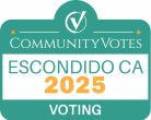 CommunityVotes Escondido CA 2025