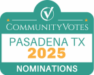 CommunityVotes Pasadena TX 2025