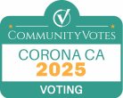 CommunityVotes Corona CA 2025
