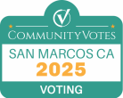 CommunityVotes San Marcos CA 2025