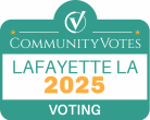 CommunityVotes Lafayette LA 2025