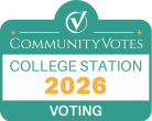 CommunityVotes College Station 2026